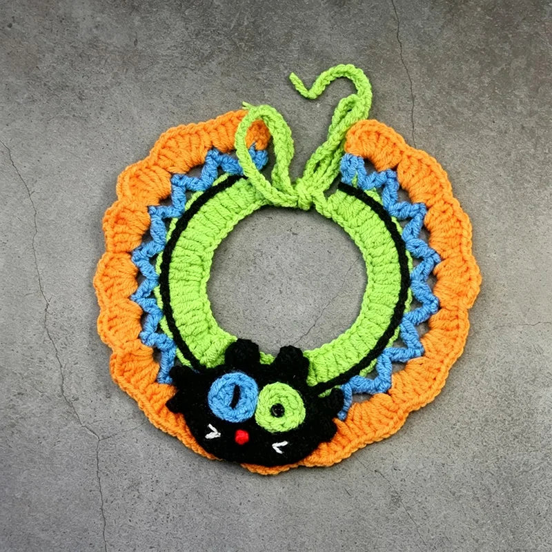 Collar Bufanda Disfraz de Halloween para Gatos y Perros