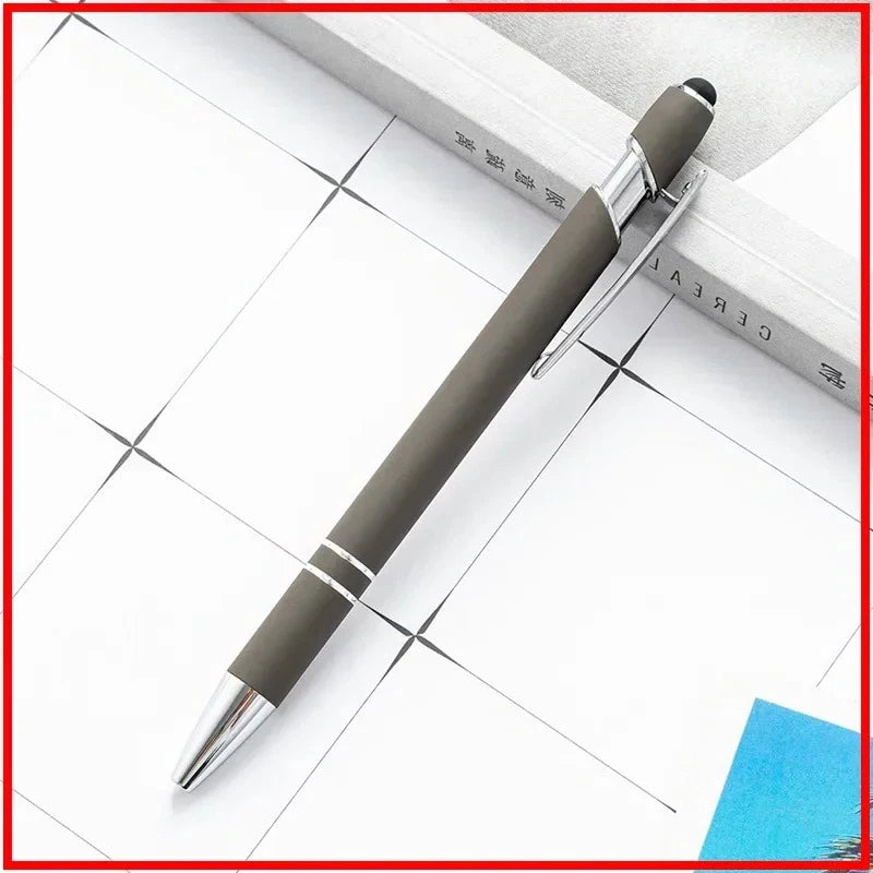 100 Pzs Bolígrafo Stylus de Metal para Pantalla Táctil, Logo Personalizado Gratis – Papelería y Regalos de Oficina
