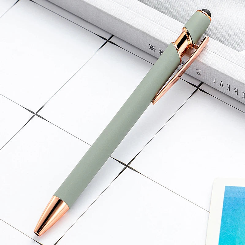 100 Pzs Bolígrafo Stylus de Metal para Pantalla Táctil, Logo Personalizado Gratis – Papelería y Regalos de Oficina