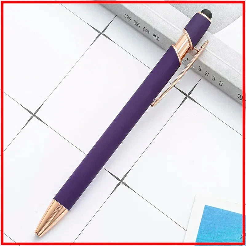 100 Pzs Bolígrafo Stylus de Metal para Pantalla Táctil, Logo Personalizado Gratis – Papelería y Regalos de Oficina