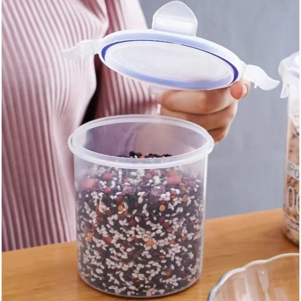 Recipientes Sellados para Cocina, Transparentes, Gran Capacidad, con Escala Medidora