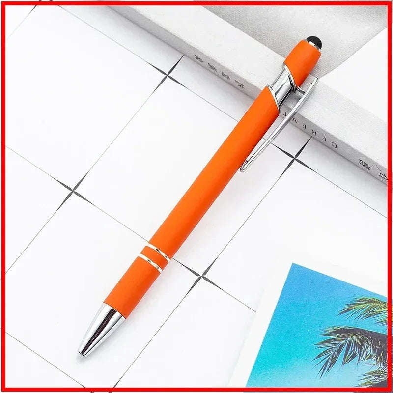 100 Pzs Bolígrafo Stylus de Metal para Pantalla Táctil, Logo Personalizado Gratis – Papelería y Regalos de Oficina