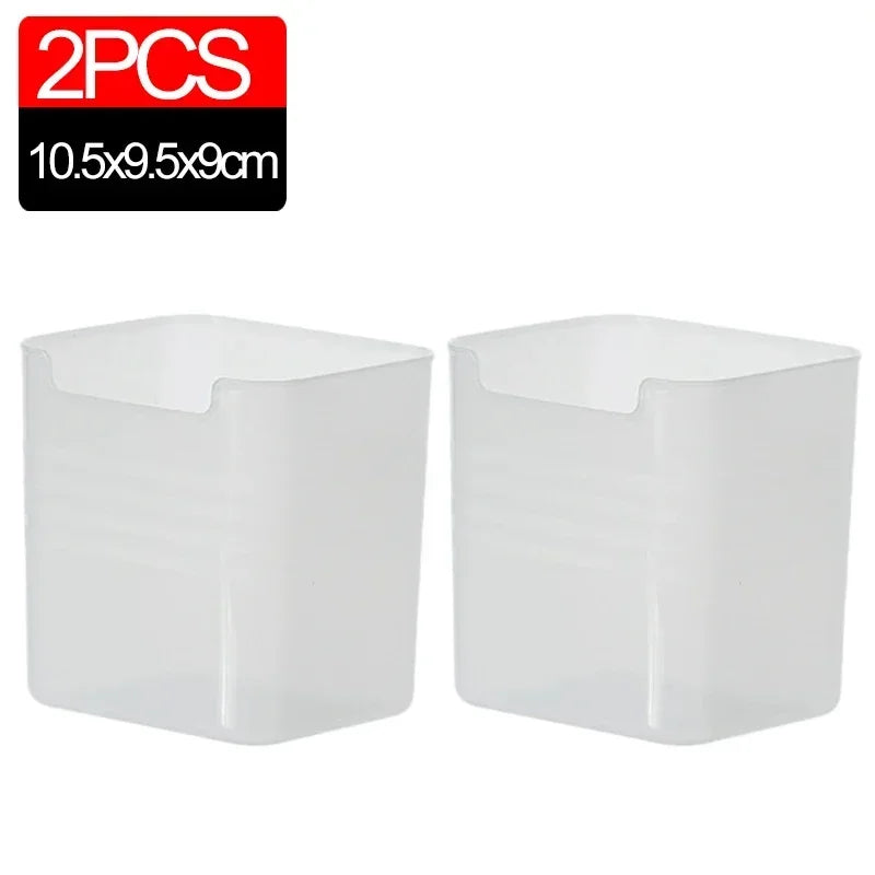 Cajas Organizadoras para Refrigerador, Transparentes, para Frutas y Verduras, 1-5 Piezas