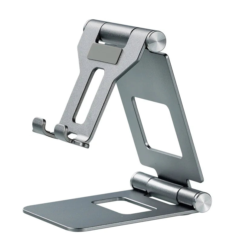 Soporte Plegable de Metal para Celular y Tablet, Ajustable, para Escritorio