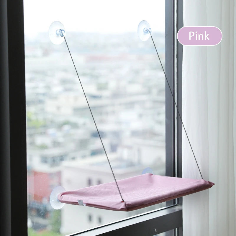 Hamaca Colgante para Gatos en Ventana, Soporta hasta 20kg