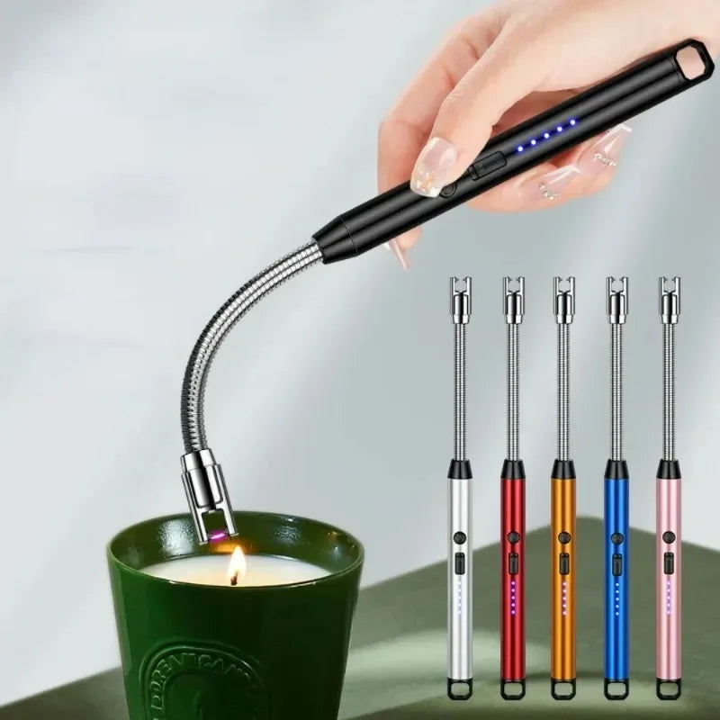Encendedor Electrico de Arco USB para Cocina, Recargable, a Prueba de Viento