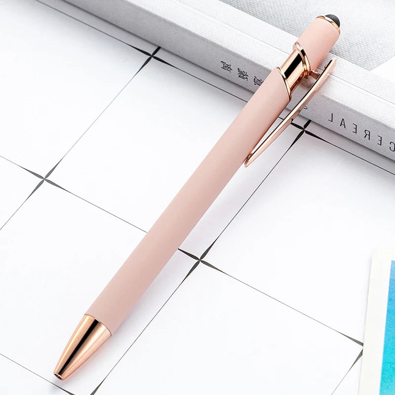 100 Pzs Bolígrafo Stylus de Metal para Pantalla Táctil, Logo Personalizado Gratis – Papelería y Regalos de Oficina