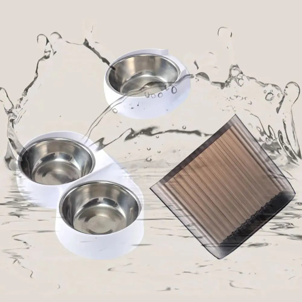 Comedero Automatico Inteligente con Camara, Doble Tazon, 5L, para Gatos y Perros