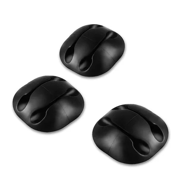 Organizador de Cables de Silicon, Clips para Escritorio, Sujeta Cables de Mouse y Audifonos