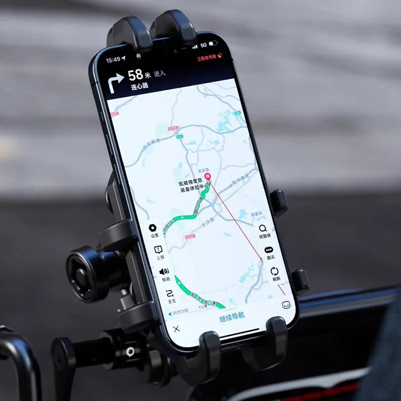 Soporte de Celular para Motocicleta Antivibración