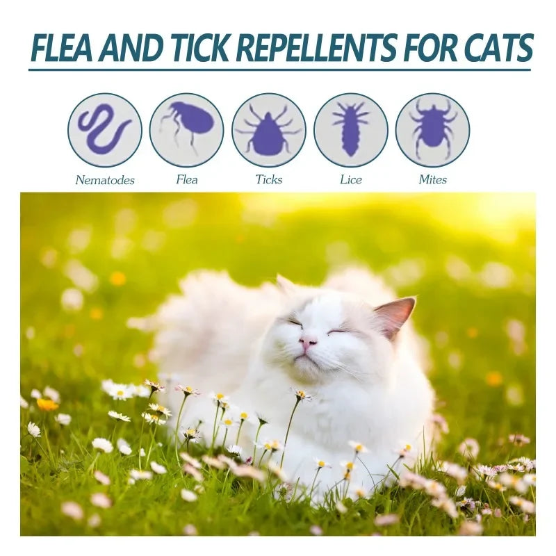 Locion Antipulgas y Garrapatas para Perros y Gatos, 50ml
