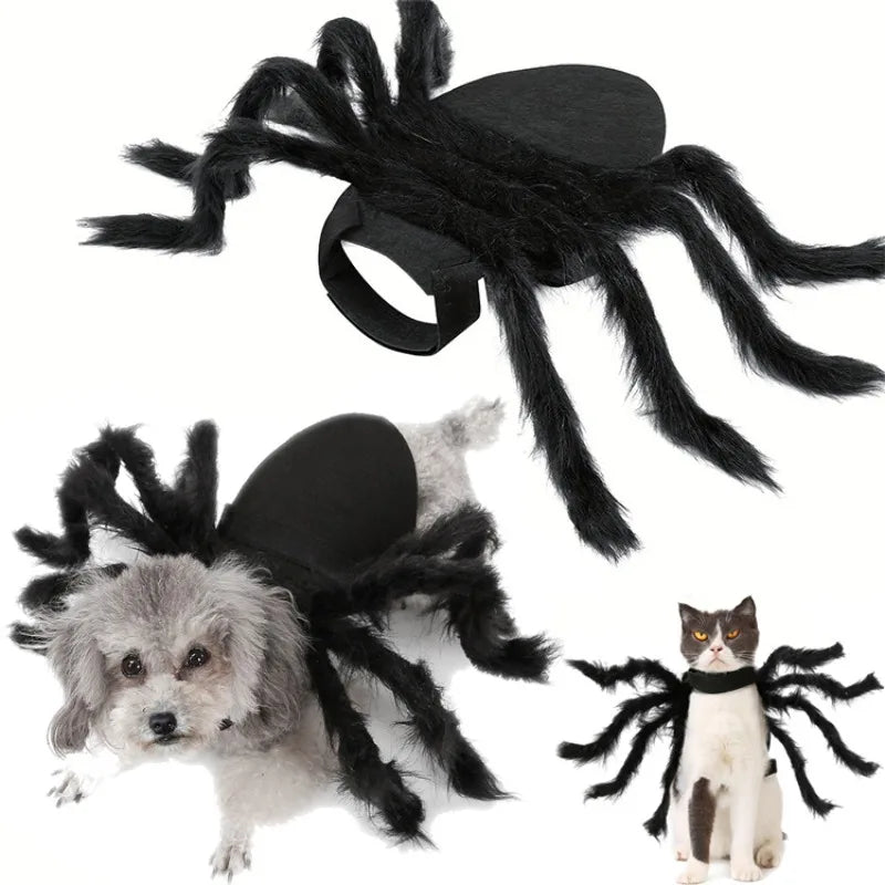 Disfraz de Arana para Perros y Gatos, Traje de Halloween