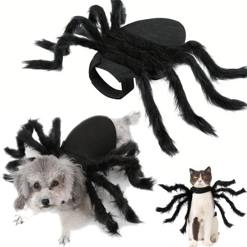 Disfraz de Arana para Perros y Gatos, Traje de Halloween