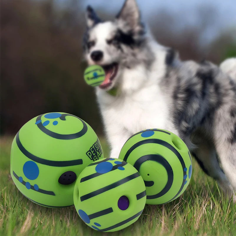 Pelota Interactiva con Sonido de Risa para Perros