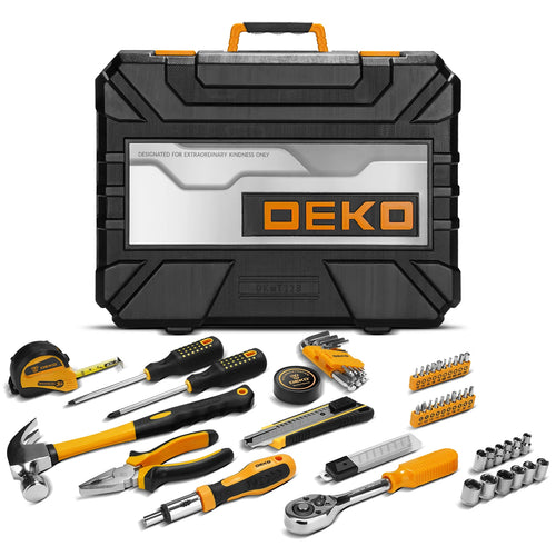 Kit de Herramientas DEKO 228 Piezas con Caja de Almacenamiento
