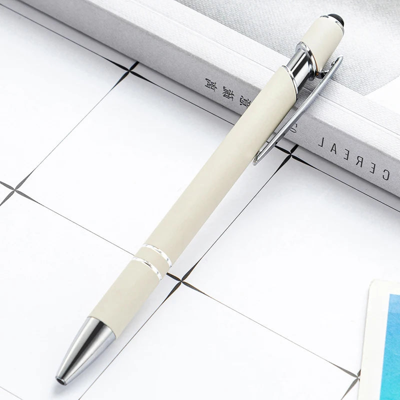 100 Pzs Bolígrafo Stylus de Metal para Pantalla Táctil, Logo Personalizado Gratis – Papelería y Regalos de Oficina