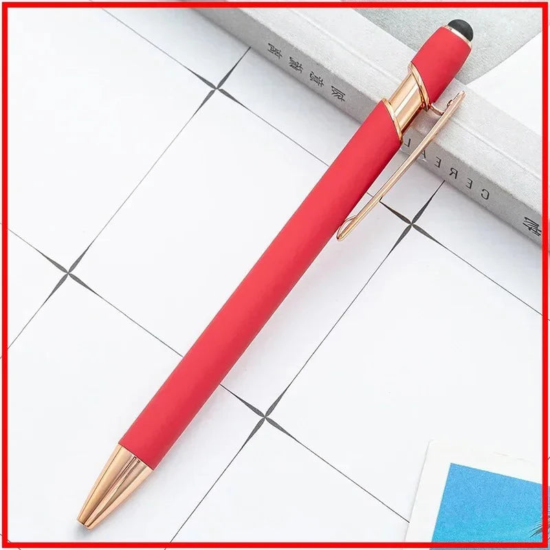 100 Pzs Bolígrafo Stylus de Metal para Pantalla Táctil, Logo Personalizado Gratis – Papelería y Regalos de Oficina