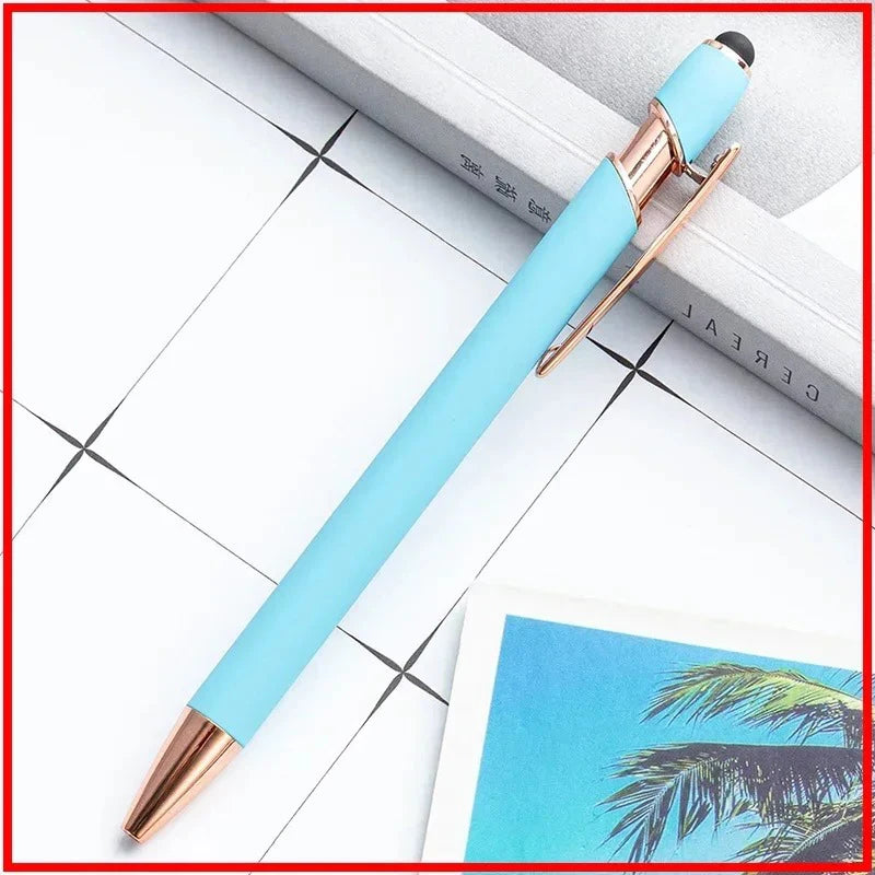 100 Pzs Bolígrafo Stylus de Metal para Pantalla Táctil, Logo Personalizado Gratis – Papelería y Regalos de Oficina