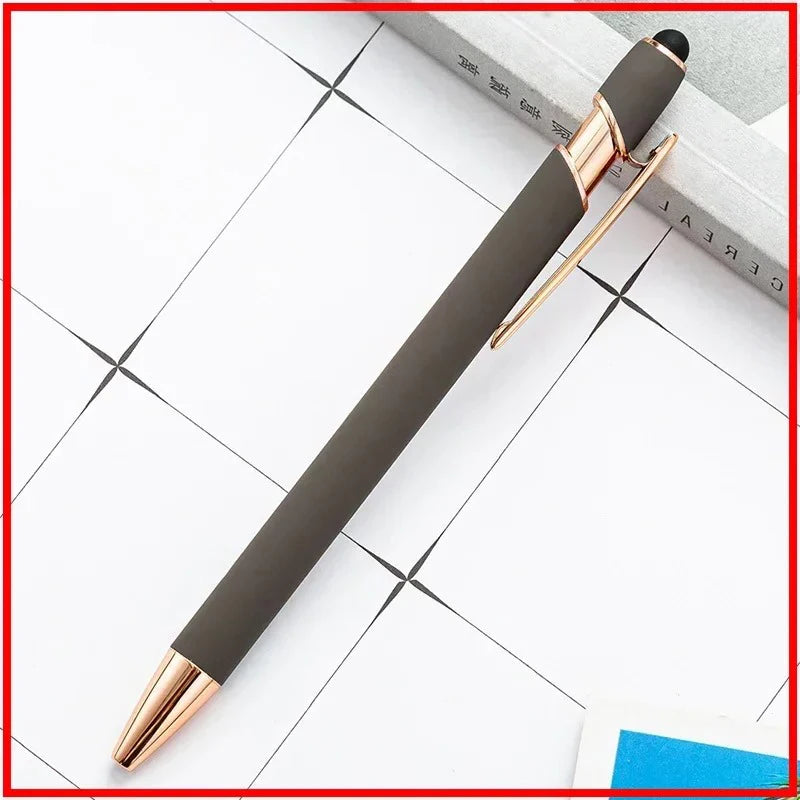 100 Pzs Bolígrafo Stylus de Metal para Pantalla Táctil, Logo Personalizado Gratis – Papelería y Regalos de Oficina