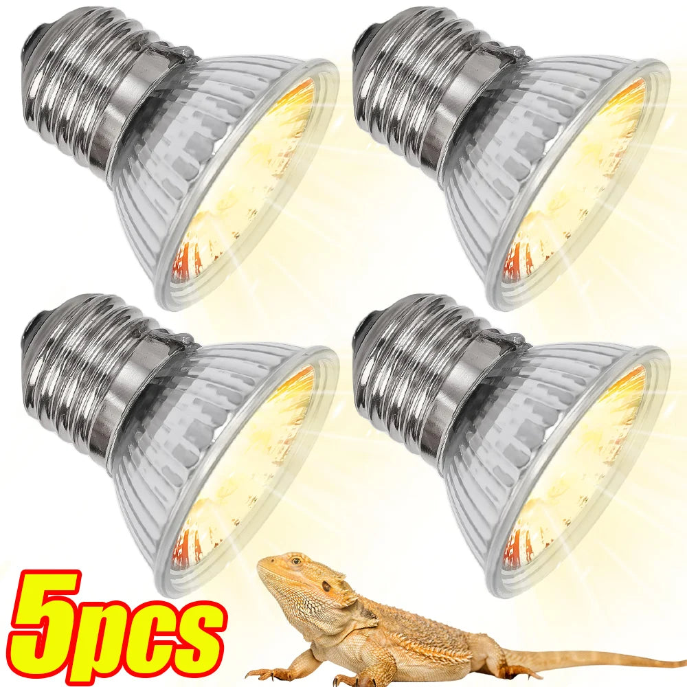 Foco UVB para Reptiles, Lampara de Calor para Tortugas