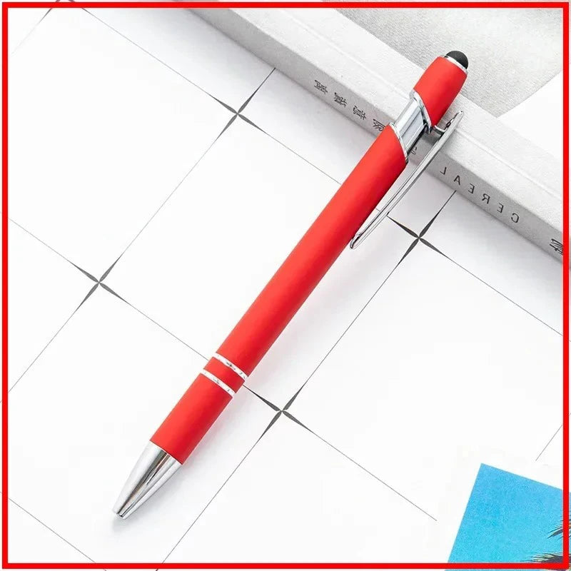 100 Pzs Bolígrafo Stylus de Metal para Pantalla Táctil, Logo Personalizado Gratis – Papelería y Regalos de Oficina