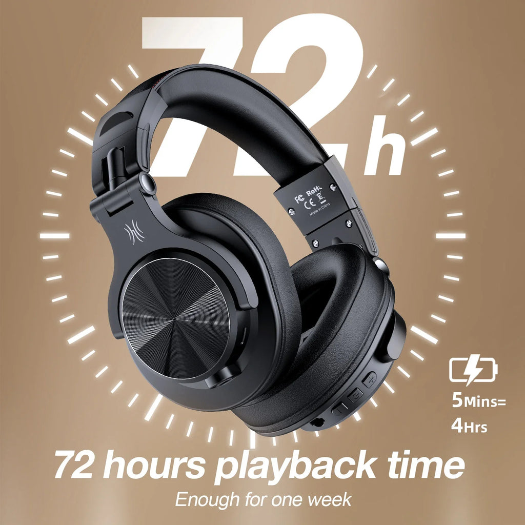 Audifonos Oneodio Fusion A70, Bluetooth e Inalambricos, Audio Hi-Res, 72 Horas de Bateria