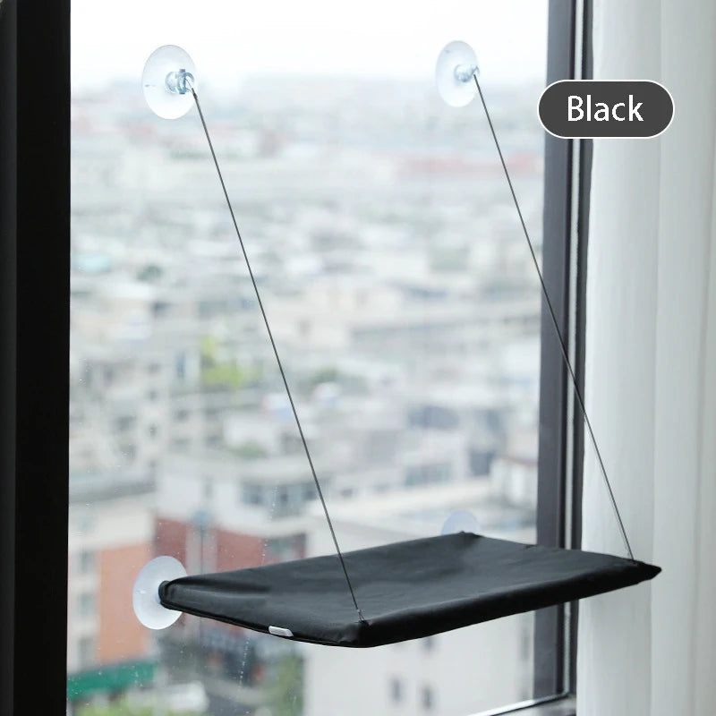 Hamaca Colgante para Gatos en Ventana, Soporta hasta 20kg