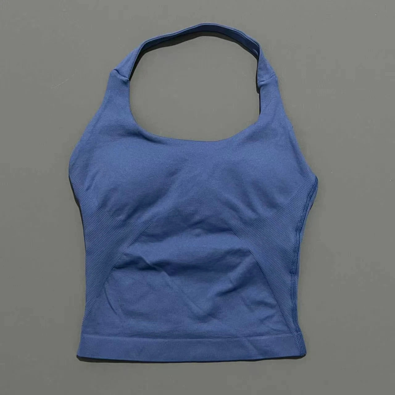 Top Deportivo Halter Sin Espalda para Mujer