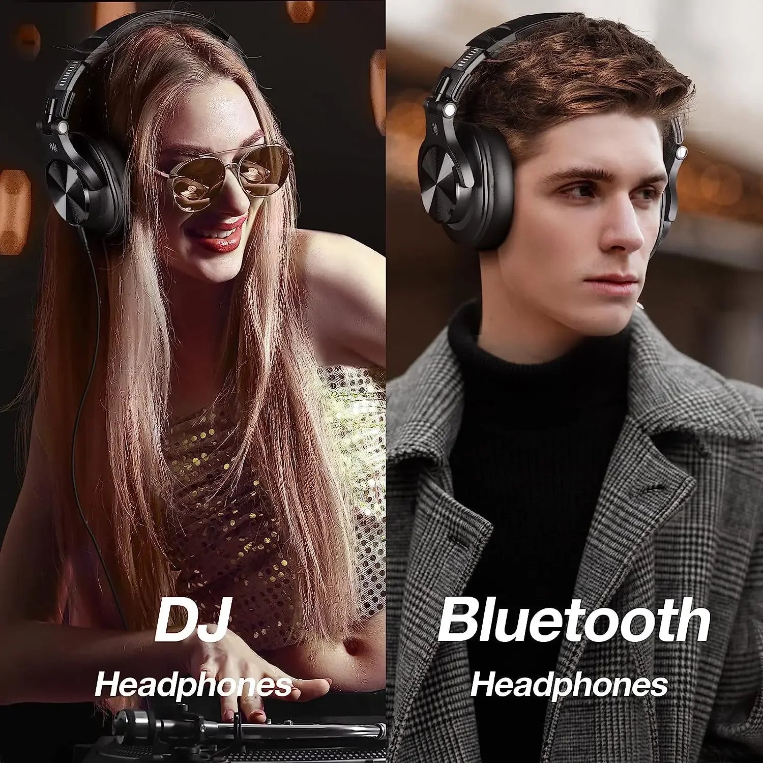 Audifonos Oneodio Fusion A70, Bluetooth e Inalambricos, Audio Hi-Res, 72 Horas de Bateria