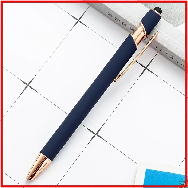 100 Pzs Bolígrafo Stylus de Metal para Pantalla Táctil, Logo Personalizado Gratis – Papelería y Regalos de Oficina