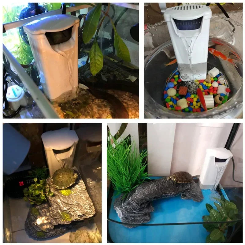 Bomba de Filtro Cascada para Acuario y Pecera de Tortugas