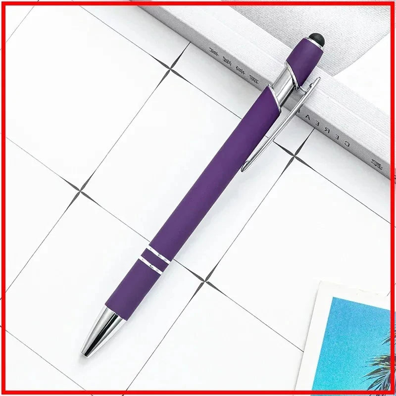 100 Pzs Bolígrafo Stylus de Metal para Pantalla Táctil, Logo Personalizado Gratis – Papelería y Regalos de Oficina