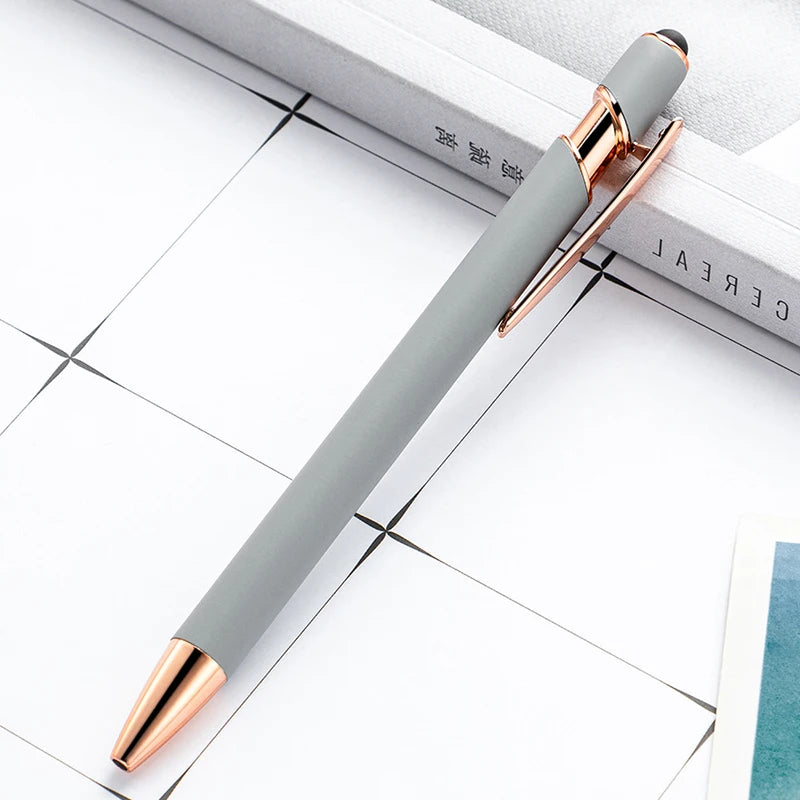 100 Pzs Bolígrafo Stylus de Metal para Pantalla Táctil, Logo Personalizado Gratis – Papelería y Regalos de Oficina