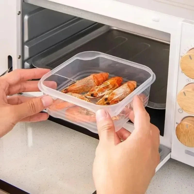 Cajas Selladas para Conservar Alimentos, Transparentes, para Refrigerador, 1-10 Piezas
