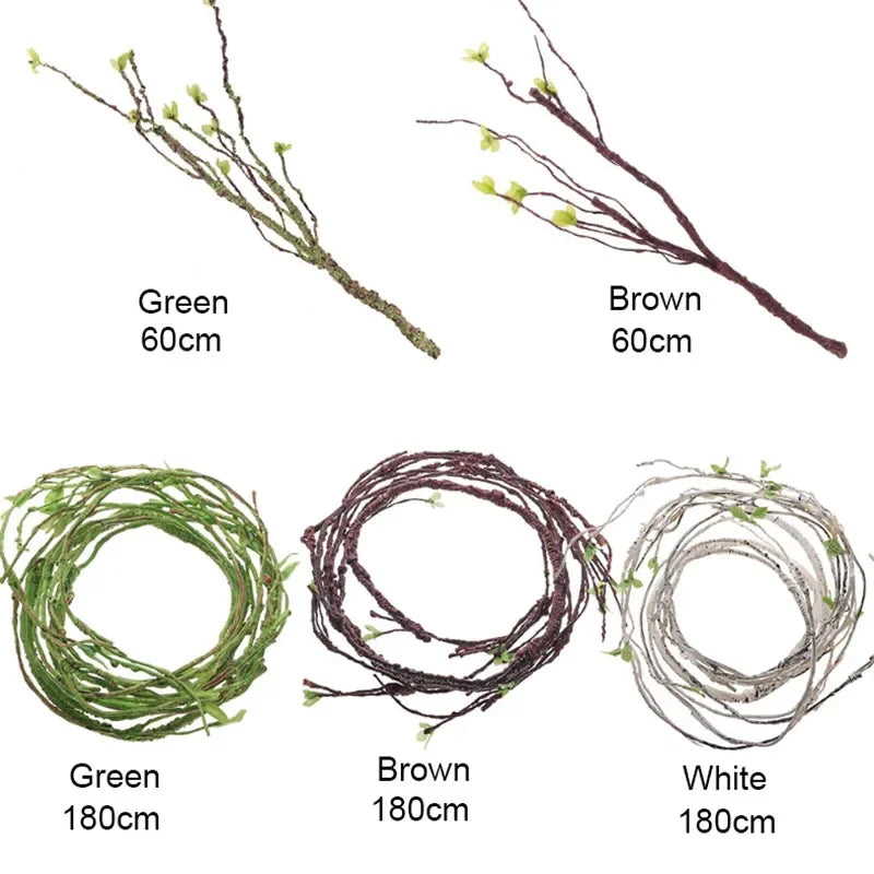Enredaderas Decorativas de Resina para Terrario de Reptiles