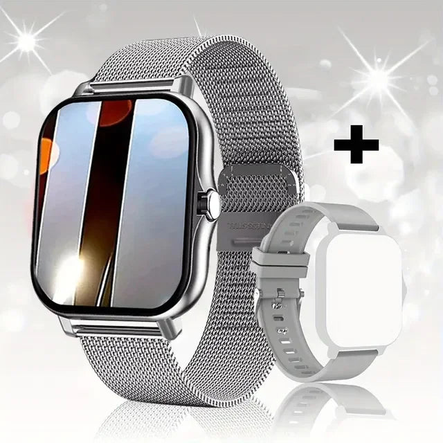 Reloj Inteligente Deportivo 1.83'' – Monitor de Salud, Resistente al Agua, Llamadas Bluetooth, Compatible con iOS y Android