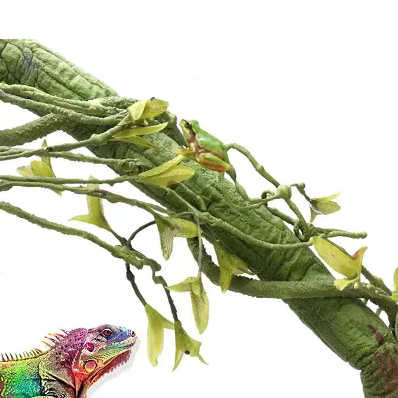 Enredaderas Decorativas de Resina para Terrario de Reptiles
