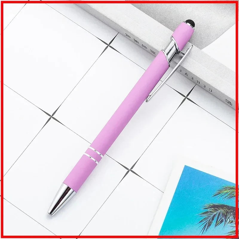 100 Pzs Bolígrafo Stylus de Metal para Pantalla Táctil, Logo Personalizado Gratis – Papelería y Regalos de Oficina