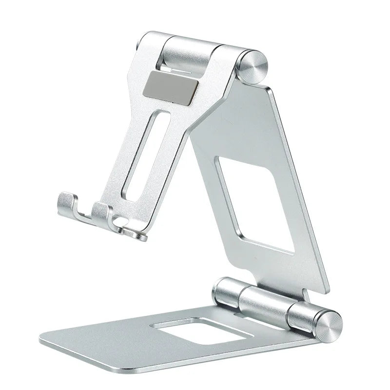 Soporte Plegable de Metal para Celular y Tablet, Ajustable, para Escritorio