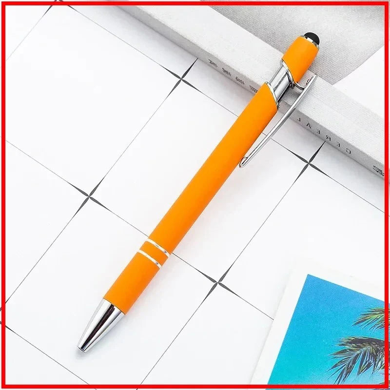 100 Pzs Bolígrafo Stylus de Metal para Pantalla Táctil, Logo Personalizado Gratis – Papelería y Regalos de Oficina