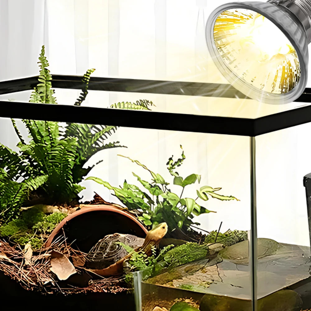 Foco UVB para Reptiles, Lampara de Calor para Tortugas