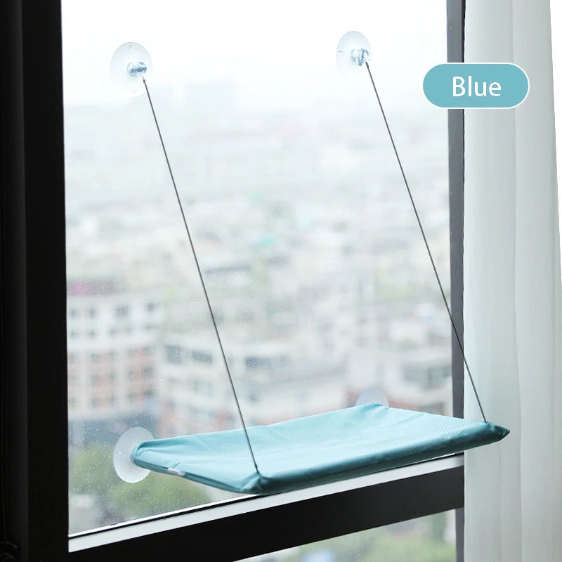 Hamaca Colgante para Gatos en Ventana, Soporta hasta 20kg