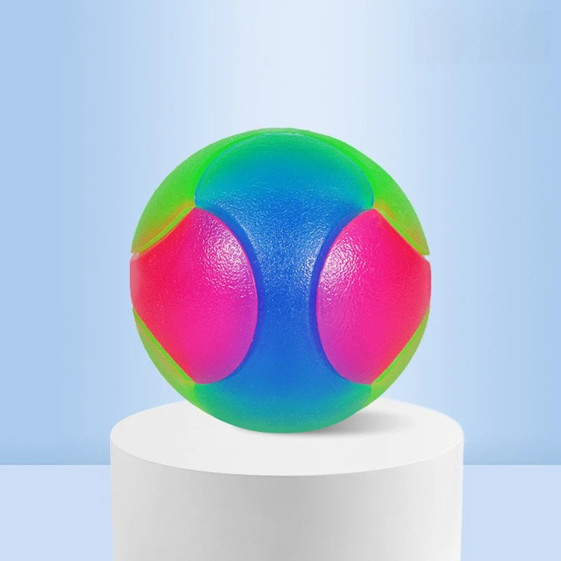 Pelota Rebotante Luminosa con Silbido para Perros