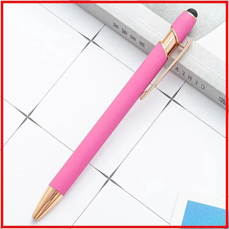 100 Pzs Bolígrafo Stylus de Metal para Pantalla Táctil, Logo Personalizado Gratis – Papelería y Regalos de Oficina