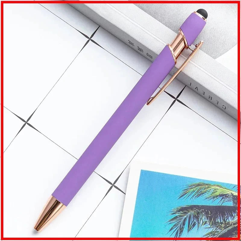 100 Pzs Bolígrafo Stylus de Metal para Pantalla Táctil, Logo Personalizado Gratis – Papelería y Regalos de Oficina