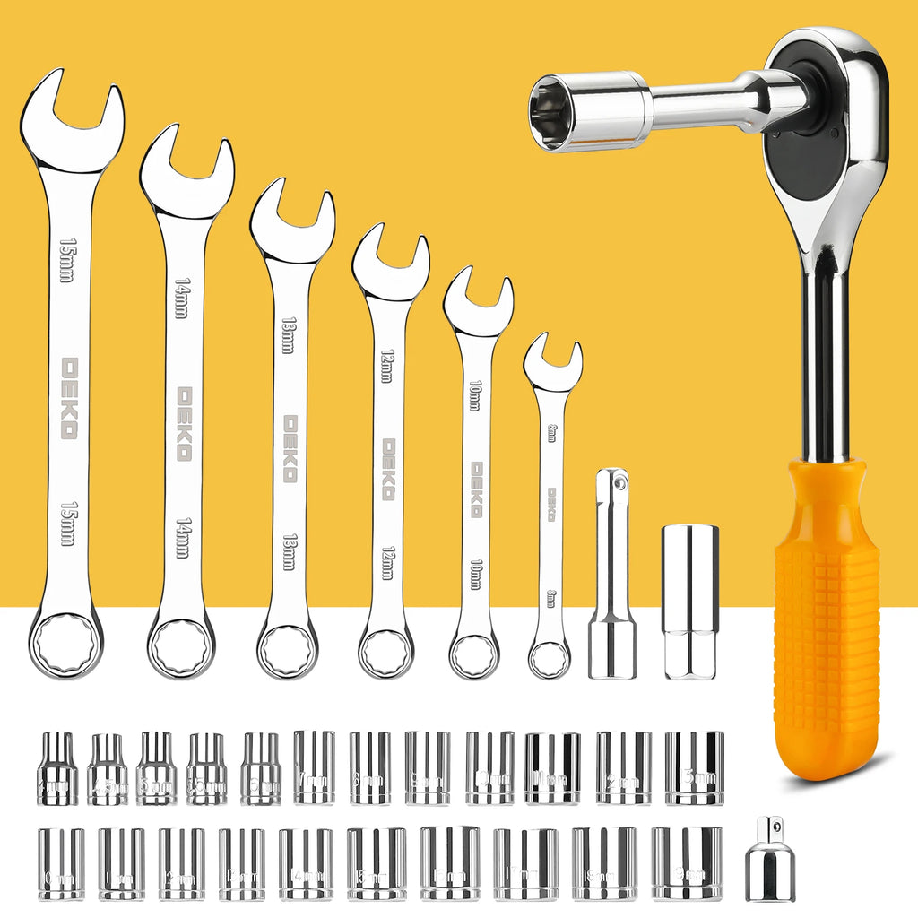 Kit de Herramientas DEKO 228 Piezas con Caja de Almacenamiento