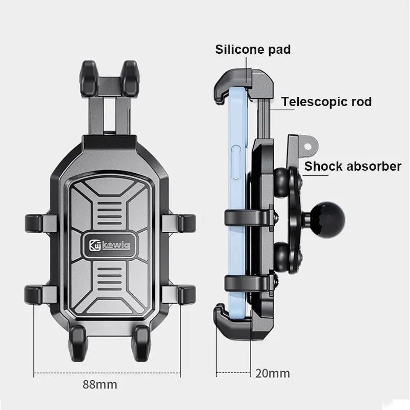 Soporte de Celular para Motocicleta Antivibración