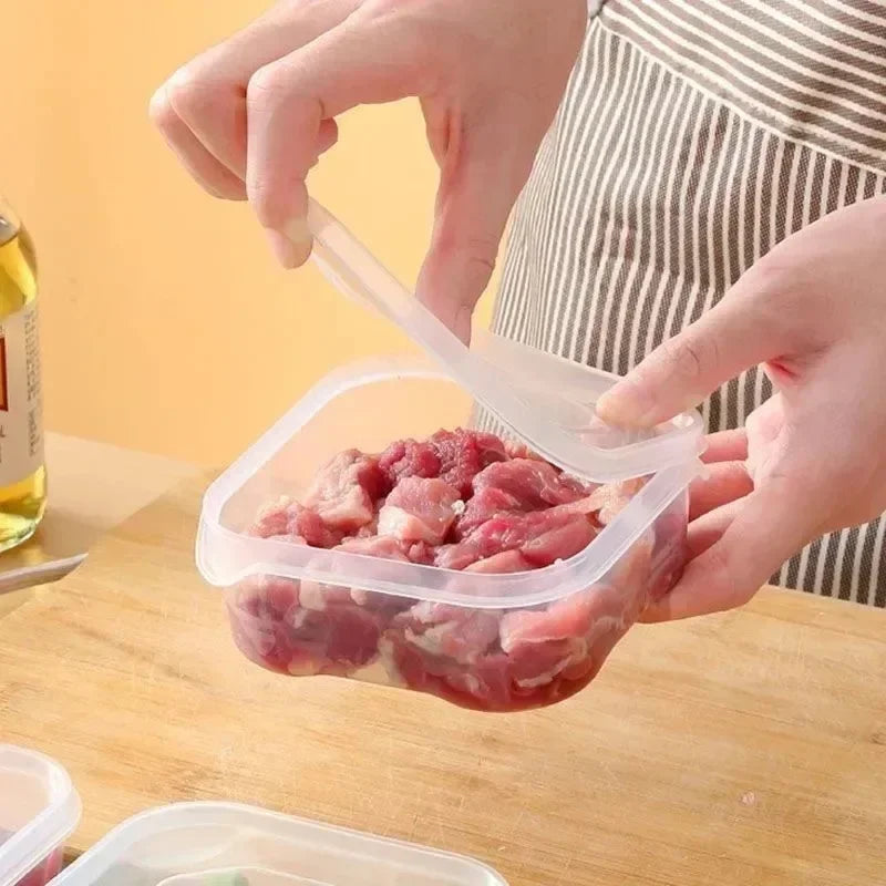 Cajas Selladas para Conservar Alimentos, Transparentes, para Refrigerador, 1-10 Piezas