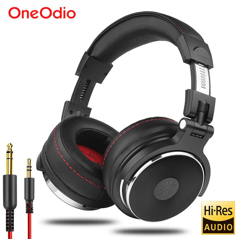 Audifonos Oneodio con Cable Studio Pro 10/30/50, Profesionales para DJ, con Microfono, Hi-Res