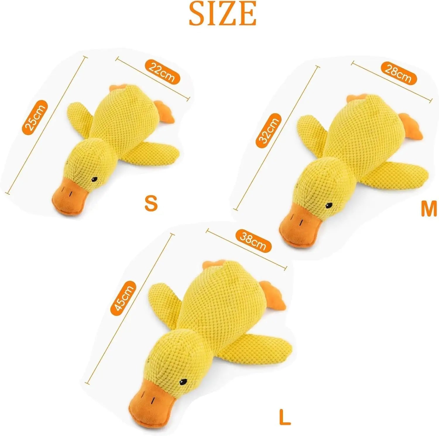 Pato de Peluche para Perros, Resistente a Mordidas, con Sonido